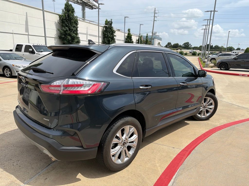 2024 Ford Edge Titanium Blue at North Houston Mitsubishi