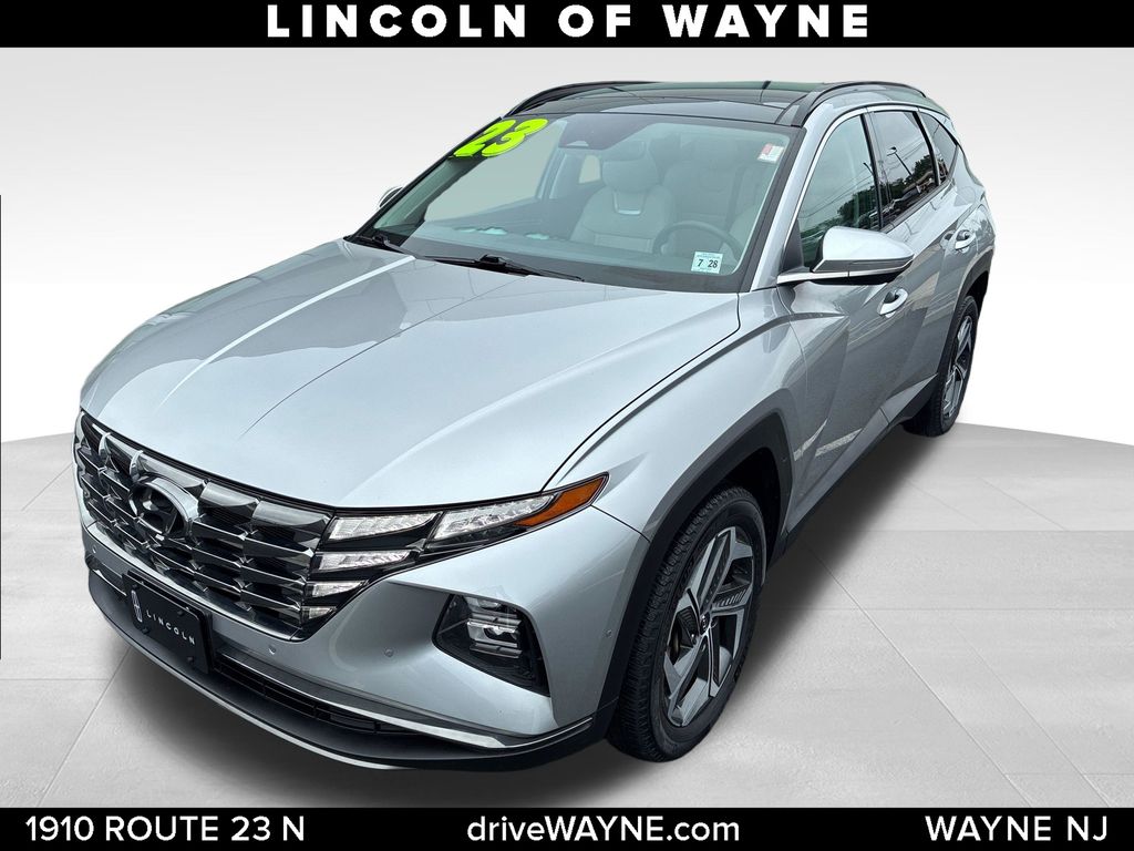Shimmering Silver 2023 Hyundai Tucson SUV / Crossover All-Wheel Drive 8-Speed Automatic