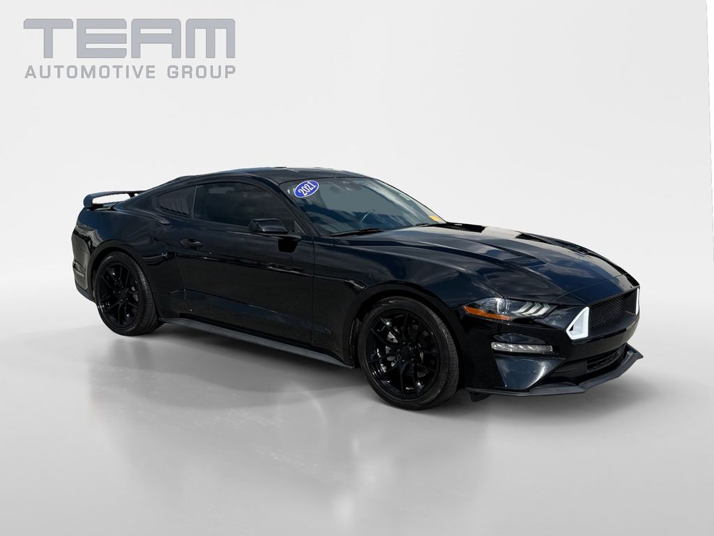 Shadow Black 2021 Ford Mustang Coupe Rear-Wheel Drive Automatic