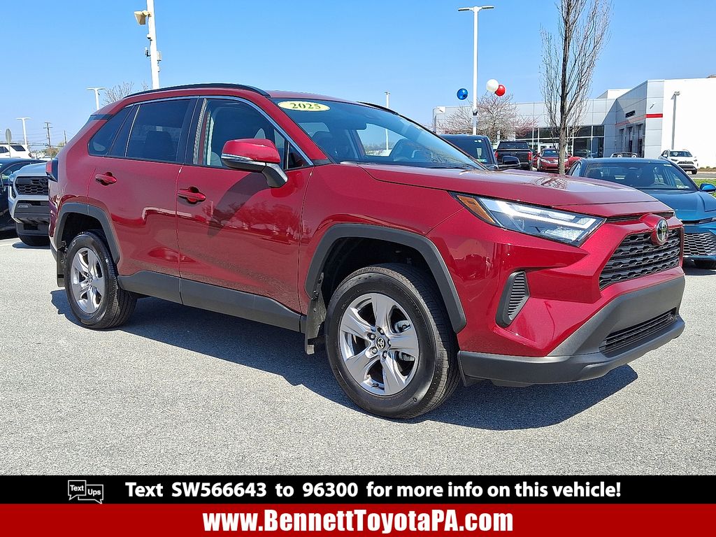 Pearl 2025 Toyota RAV4 XLE AWD SUV / Crossover All-Wheel Drive 8-Speed Automatic