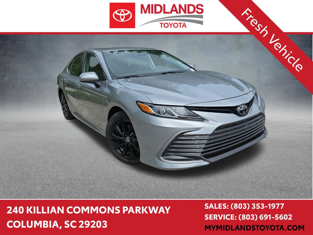 Celestial Silver Metallic 2024 Toyota Camry LE FWD Sedan Front-Wheel Drive 8-Speed Automatic