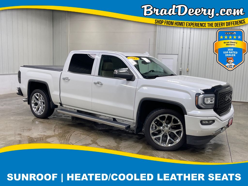 White Frost Tricoat 2017 GMC Sierra 1500 Pickup Truck Four-Wheel Drive 8-Speed Automatic Overdrive