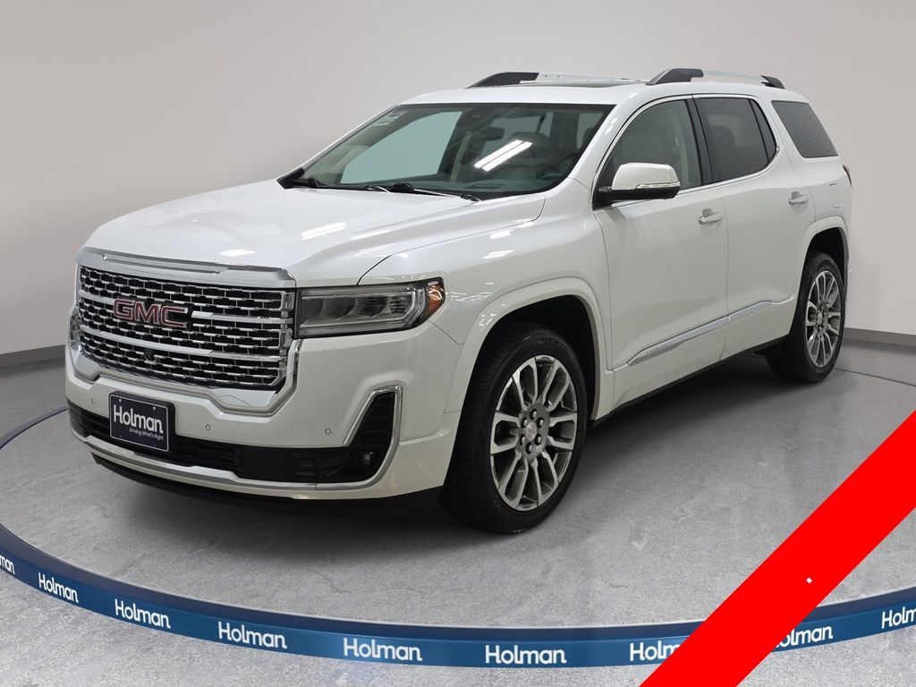 White Frost Tricoat 2023 GMC Acadia Denali AWD SUV / Crossover Four-Wheel Drive 9-Speed Automatic