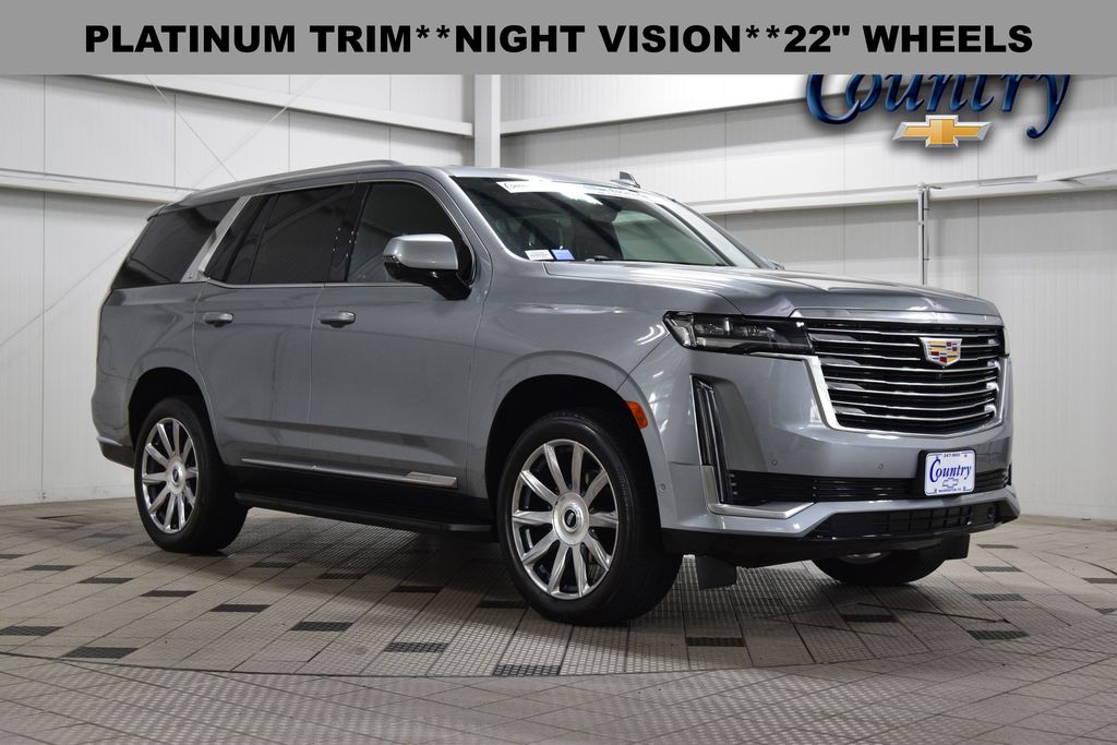 Silver Metallic 2024 Cadillac Escalade Premium Luxury Platinum 4WD SUV / Crossover Four-Wheel Drive Automatic