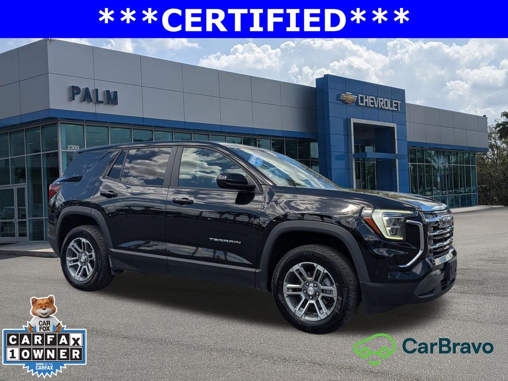 Black (Ebony Twilight Metallic) 2025 GMC Terrain Elevation FWD SUV / Crossover Front-Wheel Drive Continuously Variable Transmission
