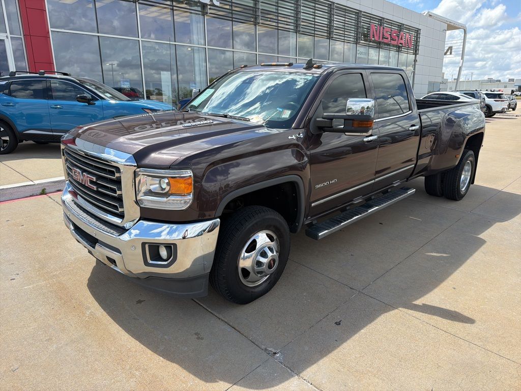 Mahogany 2016 GMC Sierra 3500HD SLT Crew Cab 4WD Pickup Truck Four-Wheel Drive 6-Speed Automatic