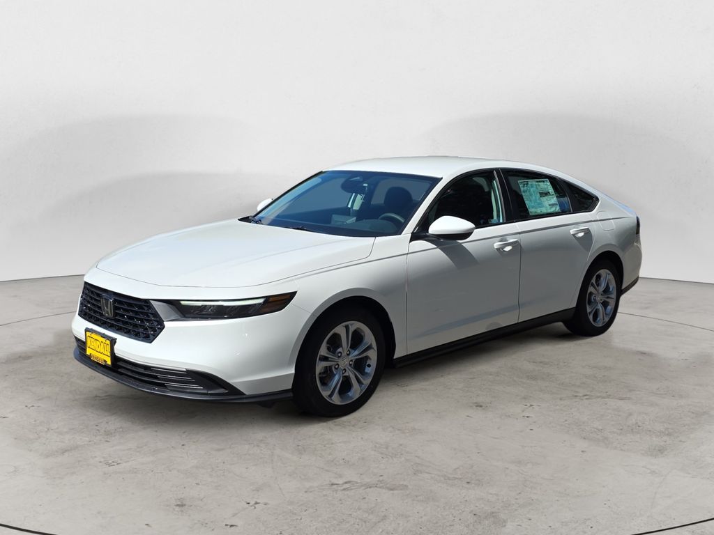 Platinum White 2026 Honda Accord Sedan Front-Wheel Drive Continuously Variable Transmission