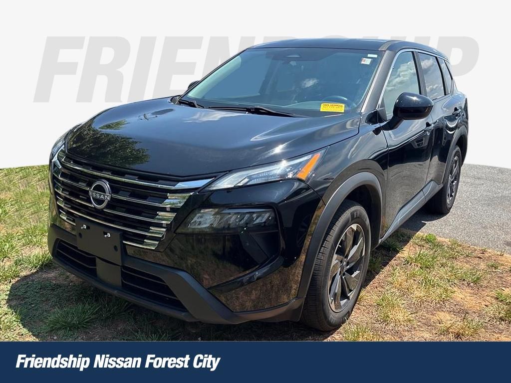 Super Black 2024 Nissan Rogue SUV / Crossover Front-Wheel Drive Continuously Variable Transmission