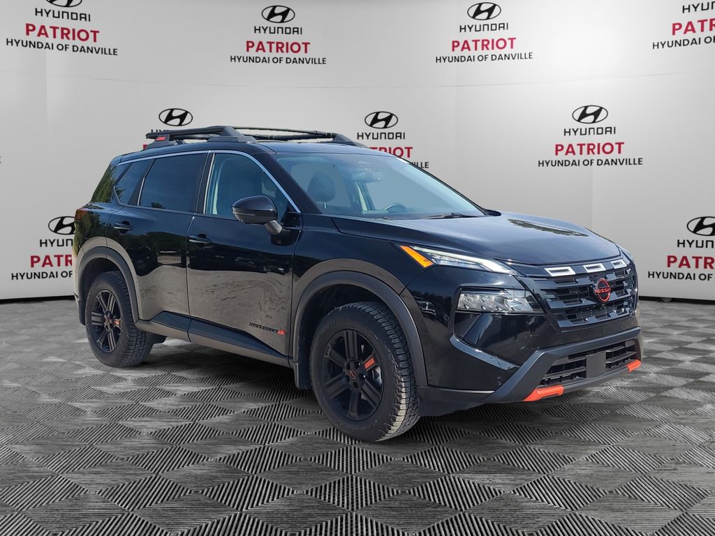 Super Black 2025 Nissan Rogue SUV / Crossover All-Wheel Drive Continuously Variable Transmission