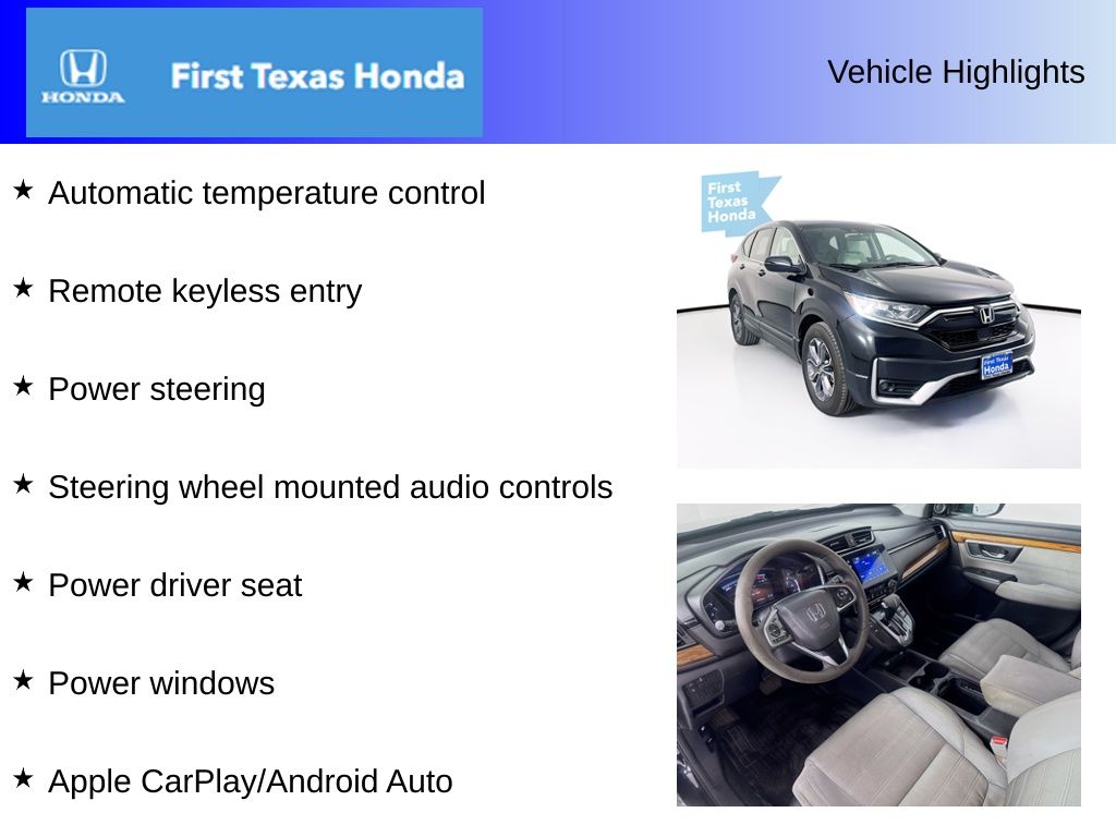 Used Car 2022 Honda Cr-v  Ex For Sale Under $20,000 In Austin, Texas