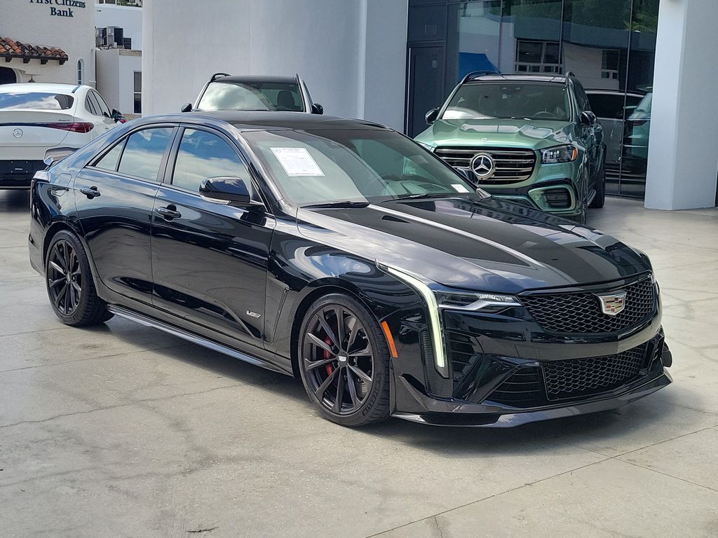 Black Raven 2022 Cadillac CT4-V Blackwing Sedan Rear-Wheel Drive Automatic