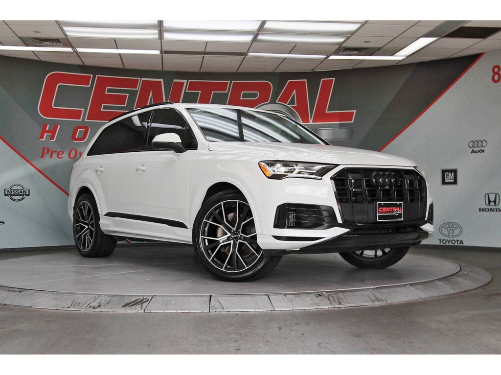 2023 Audi Q7 55 Premium Plus White at Classic Elite Chevrolet Sugar Land