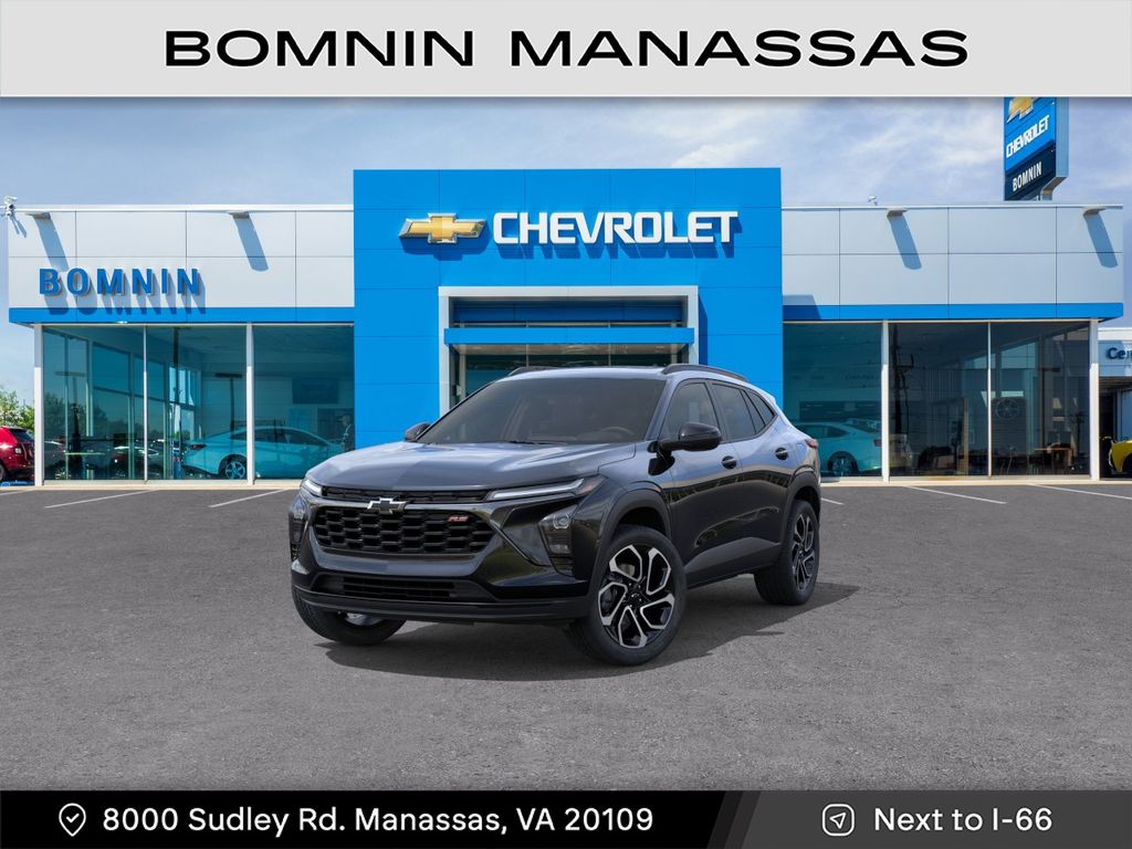 Black 2026 Chevrolet Trax RS with 2RS FWD SUV / Crossover Front-Wheel Drive 6-Speed Automatic