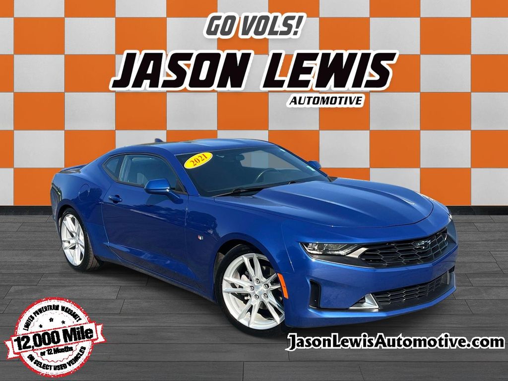 Blue Metallic 2021 Chevrolet Camaro Coupe Rear-Wheel Drive Automatic
