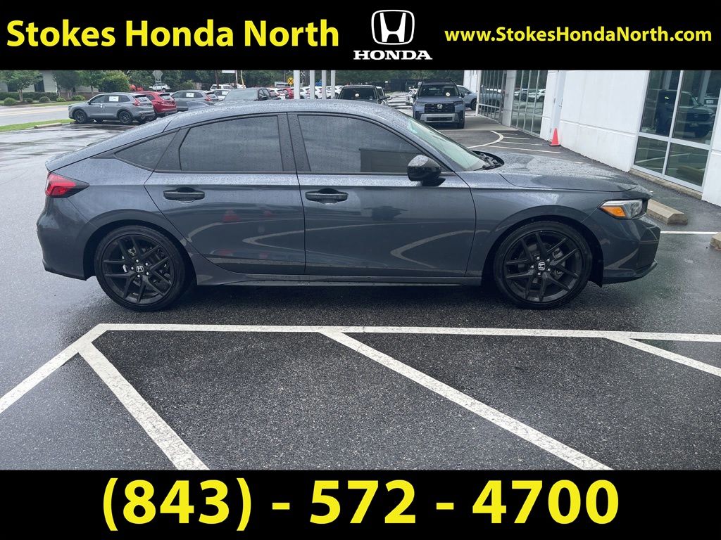 2025 Honda Civic Sport Gray at Stokes Honda North