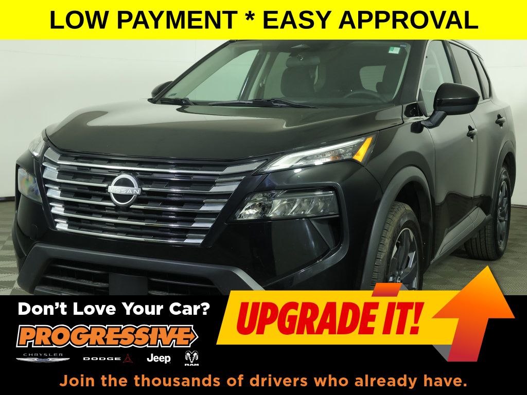 Super Black 2024 Nissan Rogue SUV / Crossover Front-Wheel Drive Continuously Variable Transmission