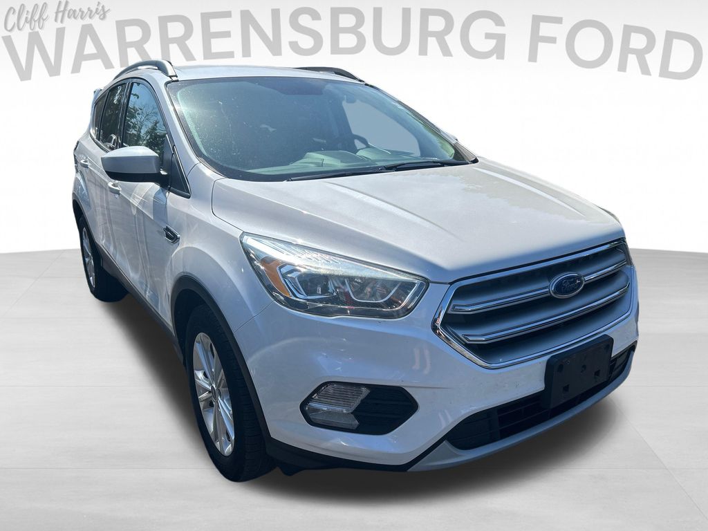 White Platinum Clearcoat Metallic 2017 Ford Escape SUV / Crossover Front-Wheel Drive 6-Speed Automatic