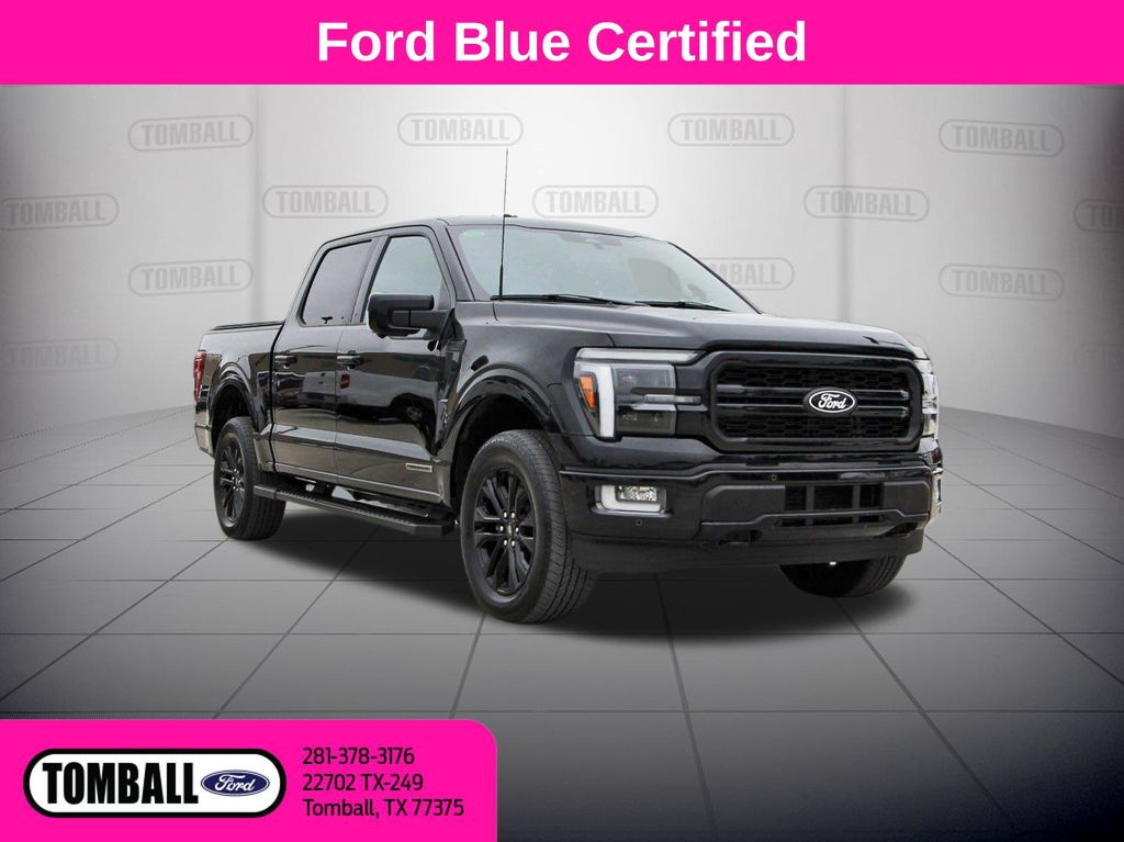 Agate Black Metallic 2024 Ford F-150 Pickup Truck Four-Wheel Drive Automatic
