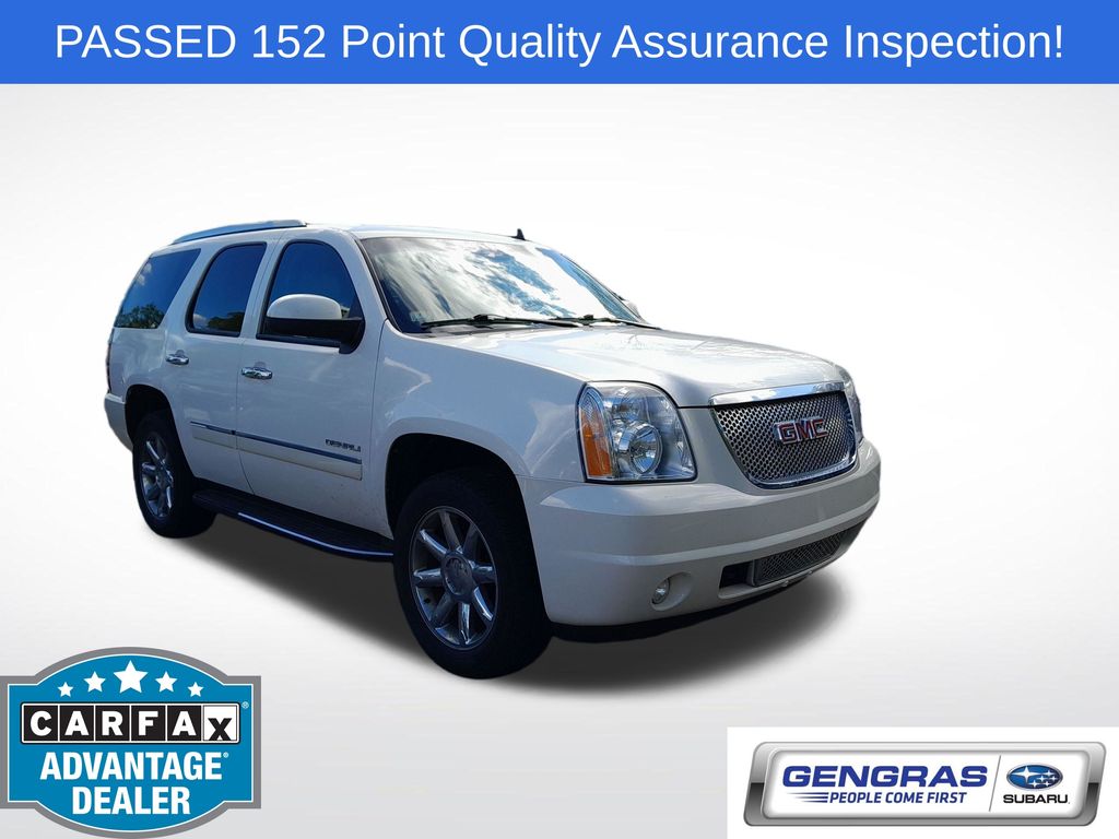 White Diamond Clearcoat 2012 GMC Yukon Denali AWD SUV / Crossover All-Wheel Drive 6-Speed Automatic Overdrive