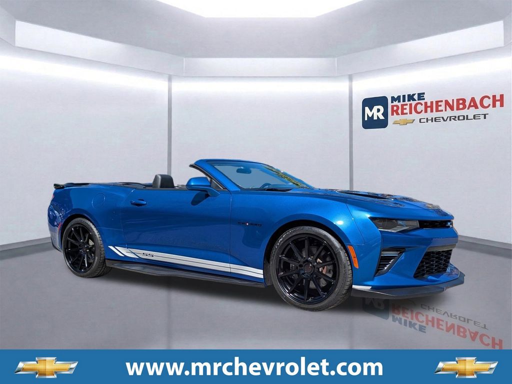 Hyper Blue Metallic 2016 Chevrolet Camaro 2SS Convertible RWD Convertible Rear-Wheel Drive 8-Speed Automatic