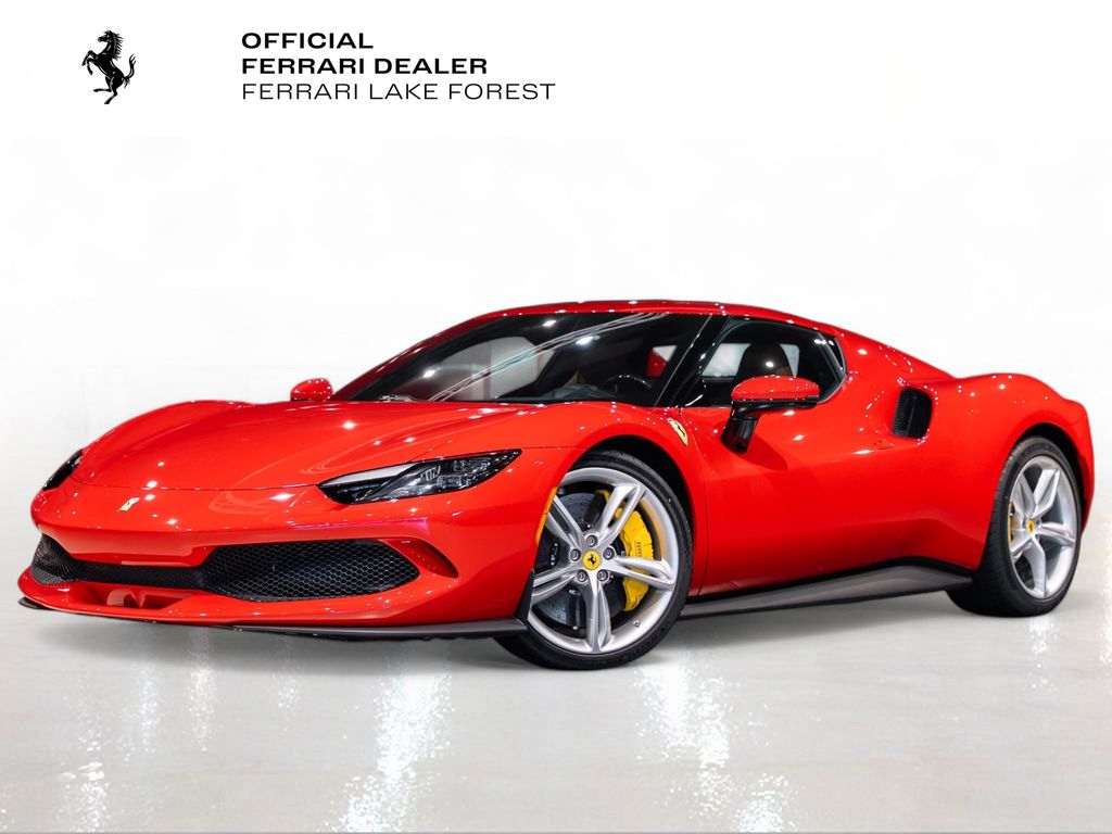 Rosso Corsa 2025 Ferrari 296 GTB Coupe Rear-Wheel Drive 8-Speed Dual Clutch