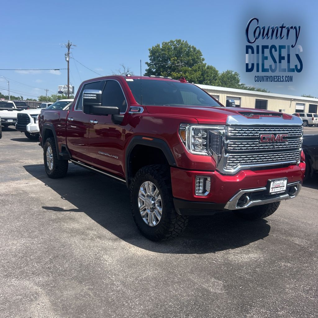 Cayenne Red Tintcoat 2022 GMC Sierra 2500HD Pickup Truck Four-Wheel Drive Automatic