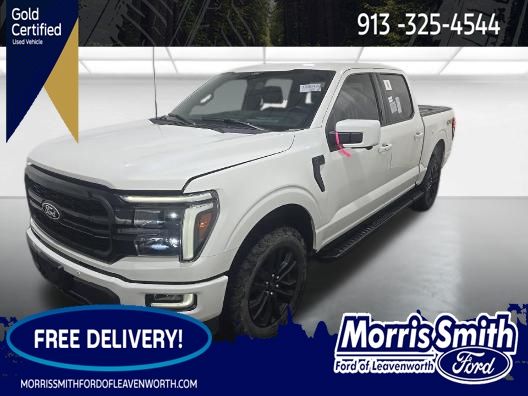 Star White Metallic Tri-Coat 2024 Ford F-150 Pickup Truck Four-Wheel Drive Automatic