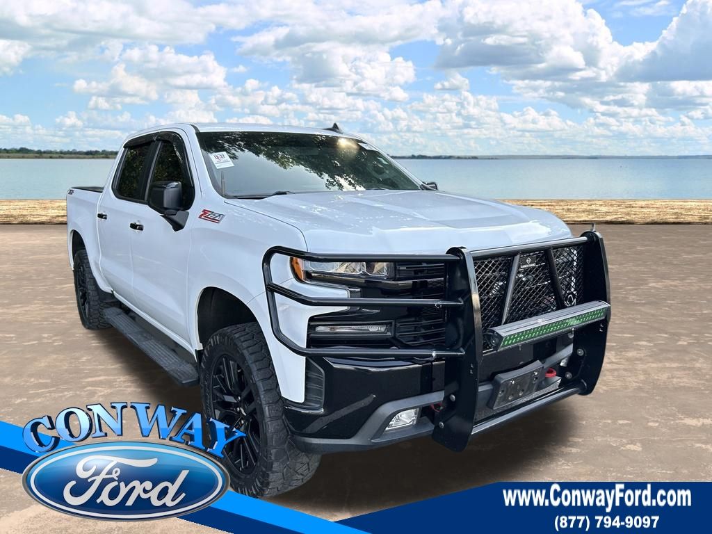 Summit White 2021 Chevrolet Silverado 1500 Pickup Truck Four-Wheel Drive Automatic