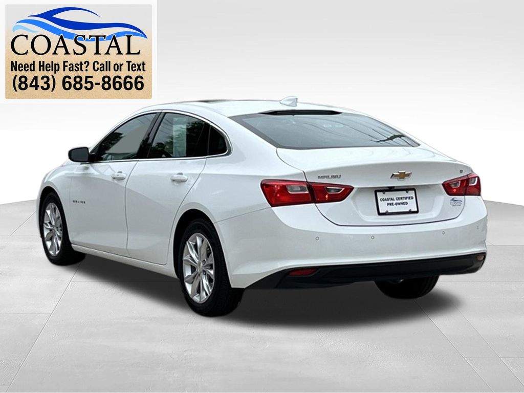2024 Chevrolet Malibu LT White at Matthews Motors of Wilmington