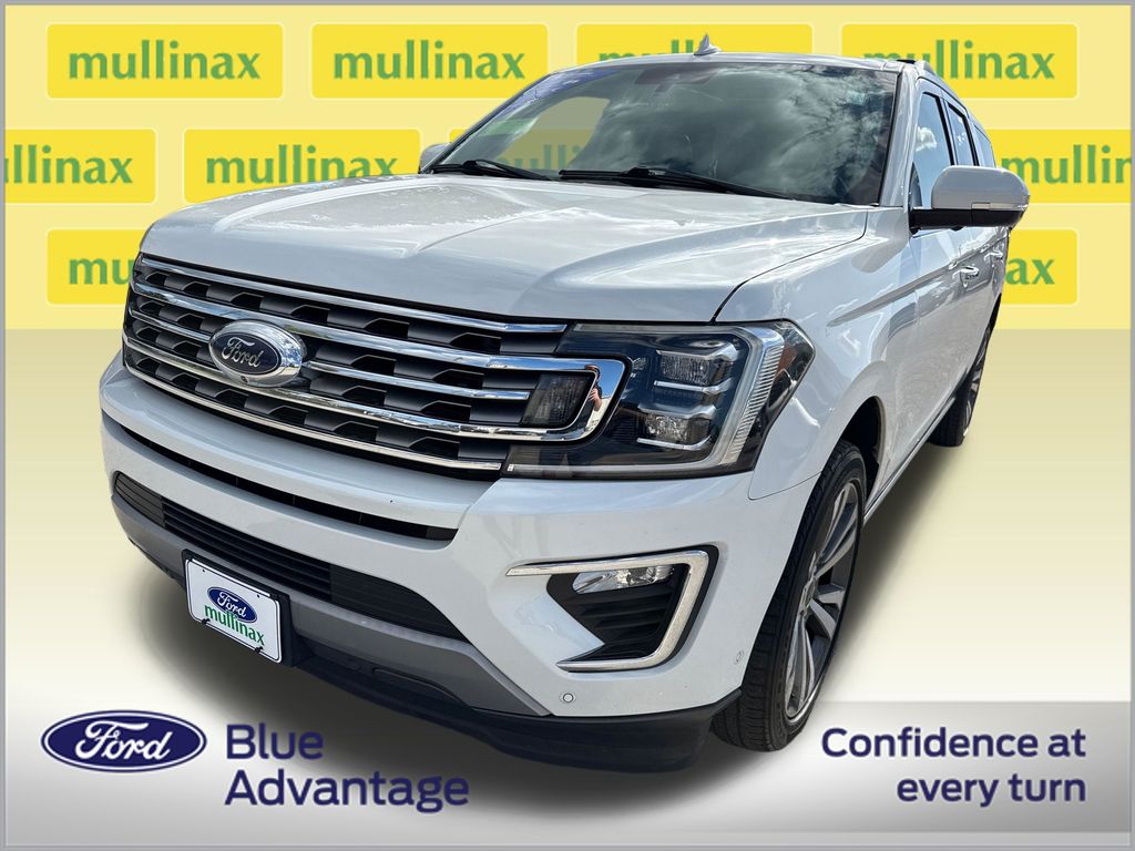 2021 Star White Metallic Tri-Coat Ford Expedition Max Limited RWD SUV
