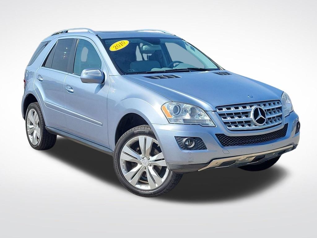 Alpine Rain Metallic 2010 Mercedes-Benz M-Class SUV / Crossover All-Wheel Drive 7-Speed Automatic