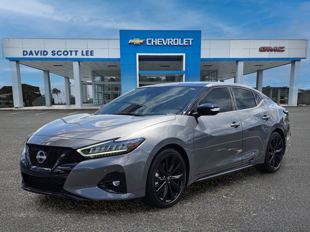 Gray (Gun Metallic) 2023 Nissan Maxima Sedan Front-Wheel Drive Continuously Variable Transmission