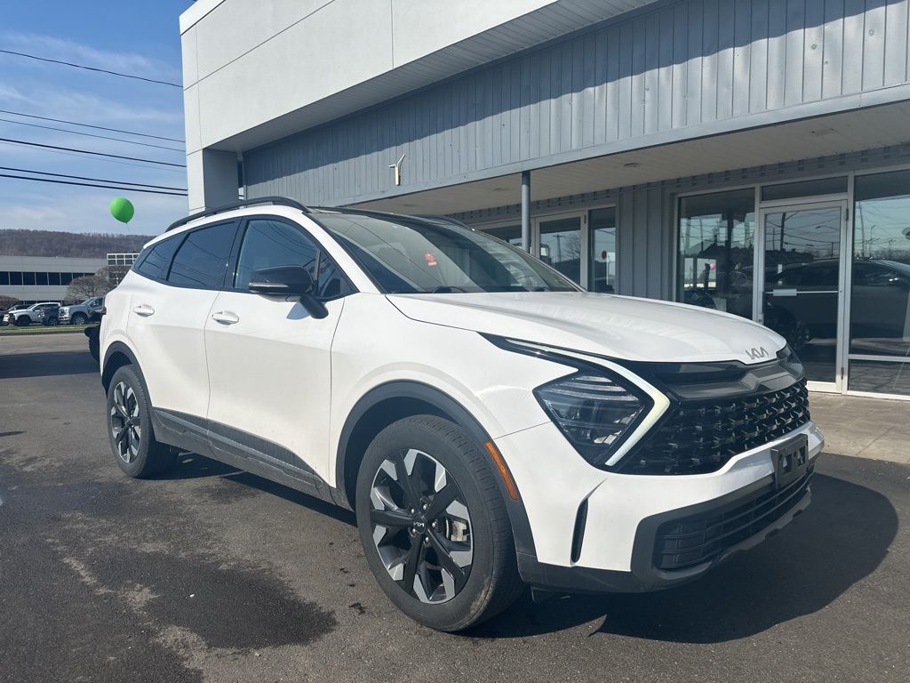 Glacial White Pearl 2024 Kia Sportage X-Line AWD SUV / Crossover All-Wheel Drive 8-Speed Automatic