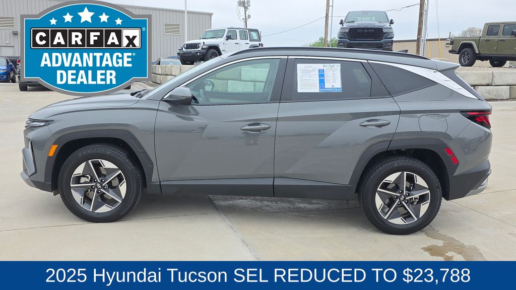 Used 2025 Hyundai Tucson SEL with VIN 5NMJBCDE0SH530980 for sale in Kansas City