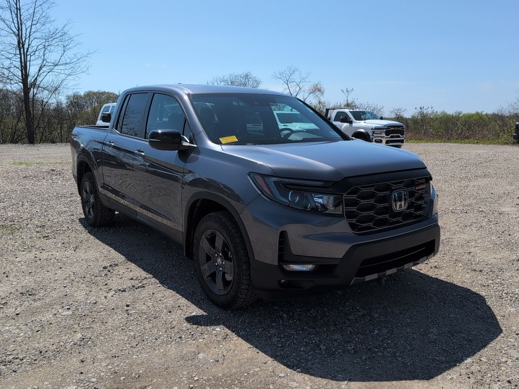 Solar Silver Metallic 2026 Honda Ridgeline TrailSport AWD Pickup Truck All-Wheel Drive 9-Speed Automatic