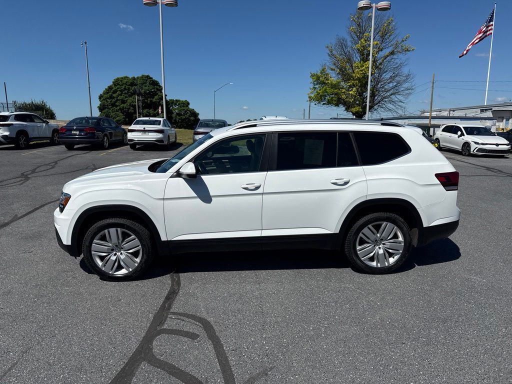 2019 Volkswagen Atlas 3.6L V6 SE White at Carlisle Cadillac Buick GMC