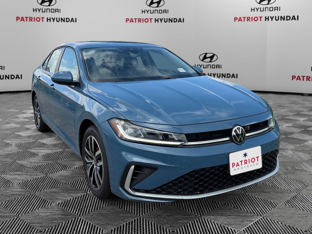 Blue 2025 Volkswagen Jetta Sedan Front-Wheel Drive 8-Speed Automatic