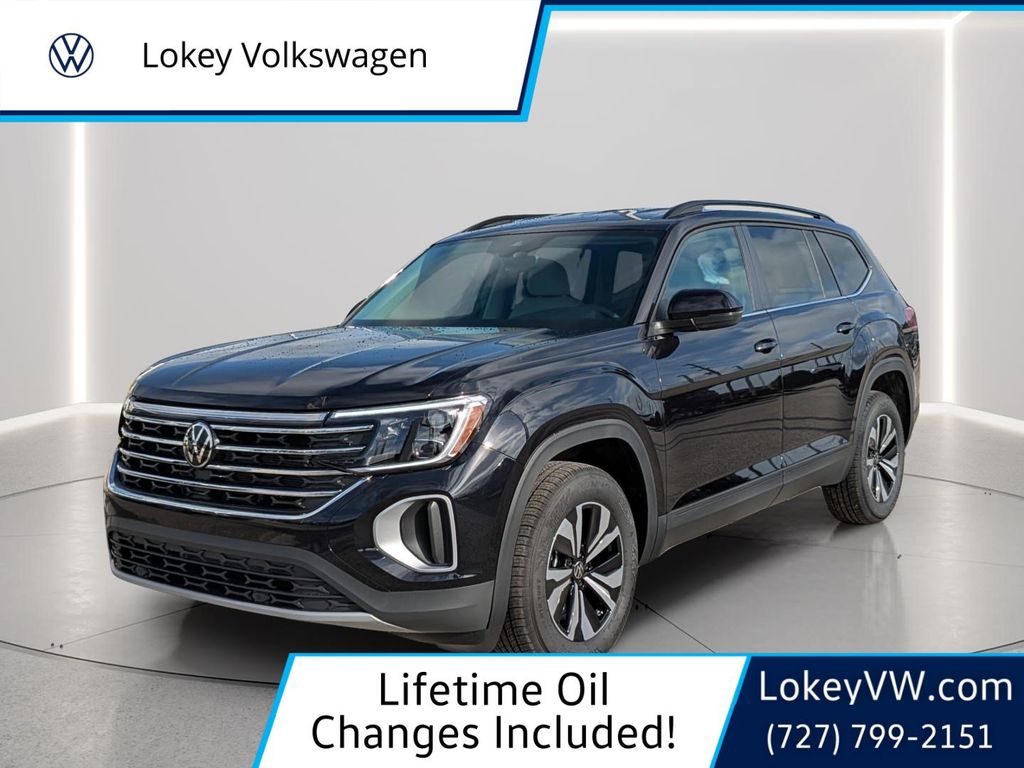 Deep Black Pearl 2026 Volkswagen Atlas SUV / Crossover Front-Wheel Drive 8-Speed Automatic