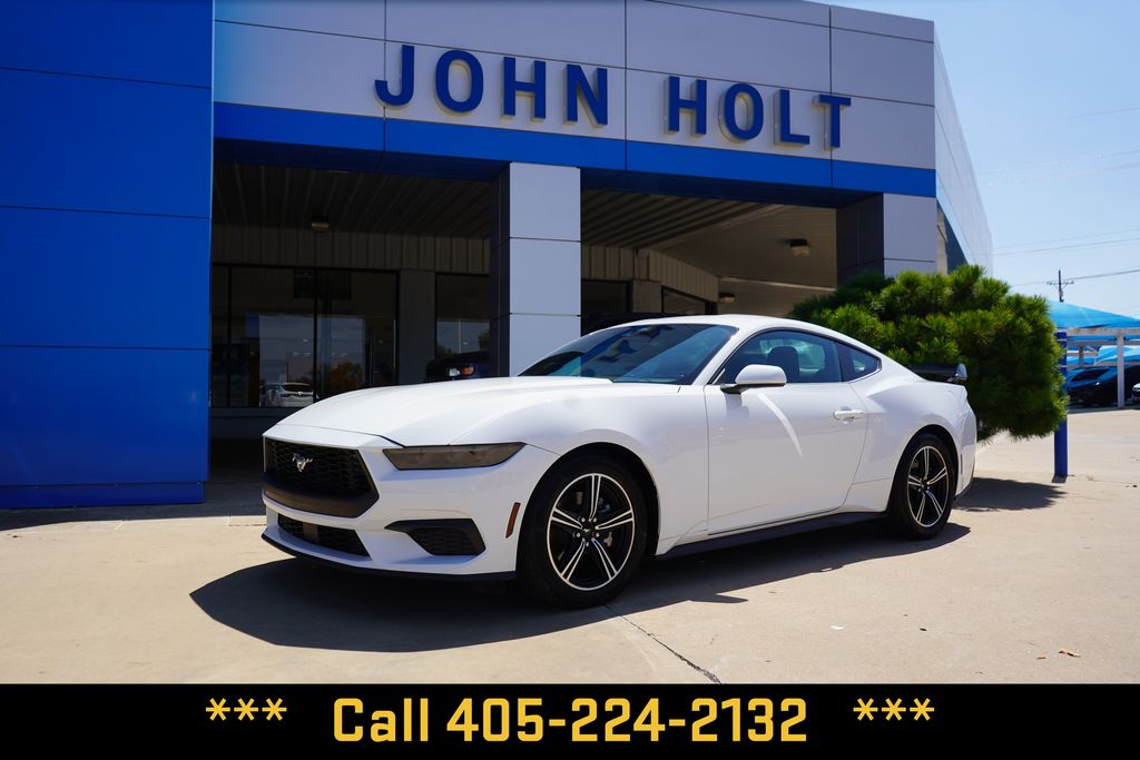 Oxford White 2025 Ford Mustang Coupe Rear-Wheel Drive Automatic
