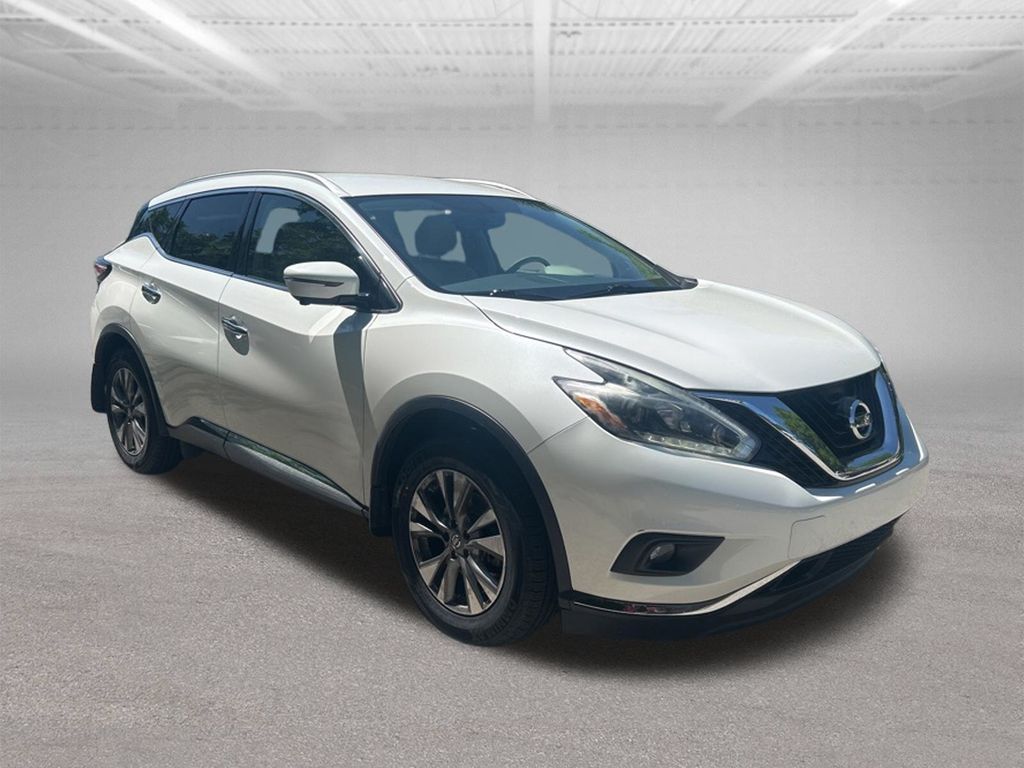 2018 Nissan Murano SL White at John Sisson Motors