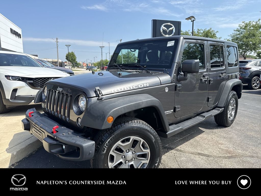 Gray (Granite Crystal Metallic Clearcoat) 2017 Jeep Wrangler SUV / Crossover Four-Wheel Drive 5-Speed Automatic