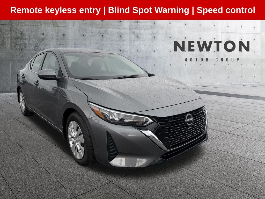 Gray (Gun Metallic) 2025 Nissan Sentra Sedan Front-Wheel Drive Continuously Variable Transmission