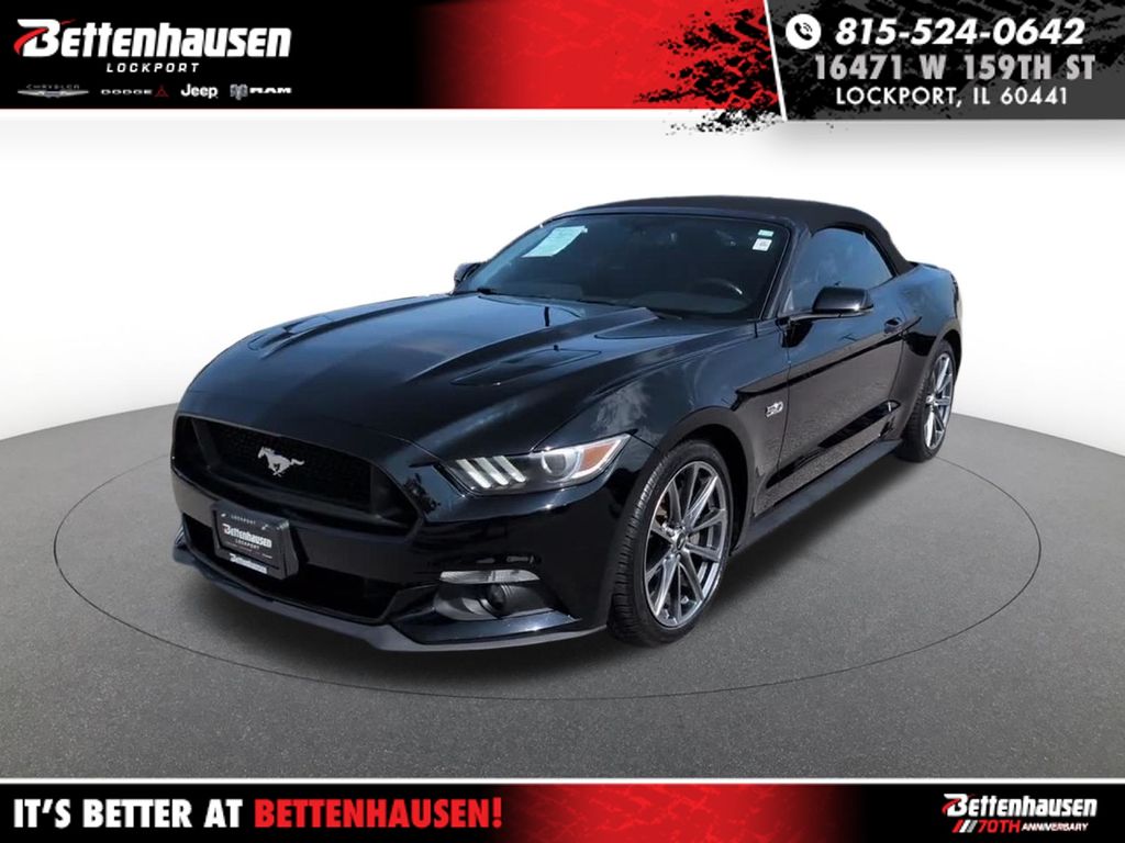 Shadow Black 2017 Ford Mustang Convertible Rear-Wheel Drive 6-Speed Automatic