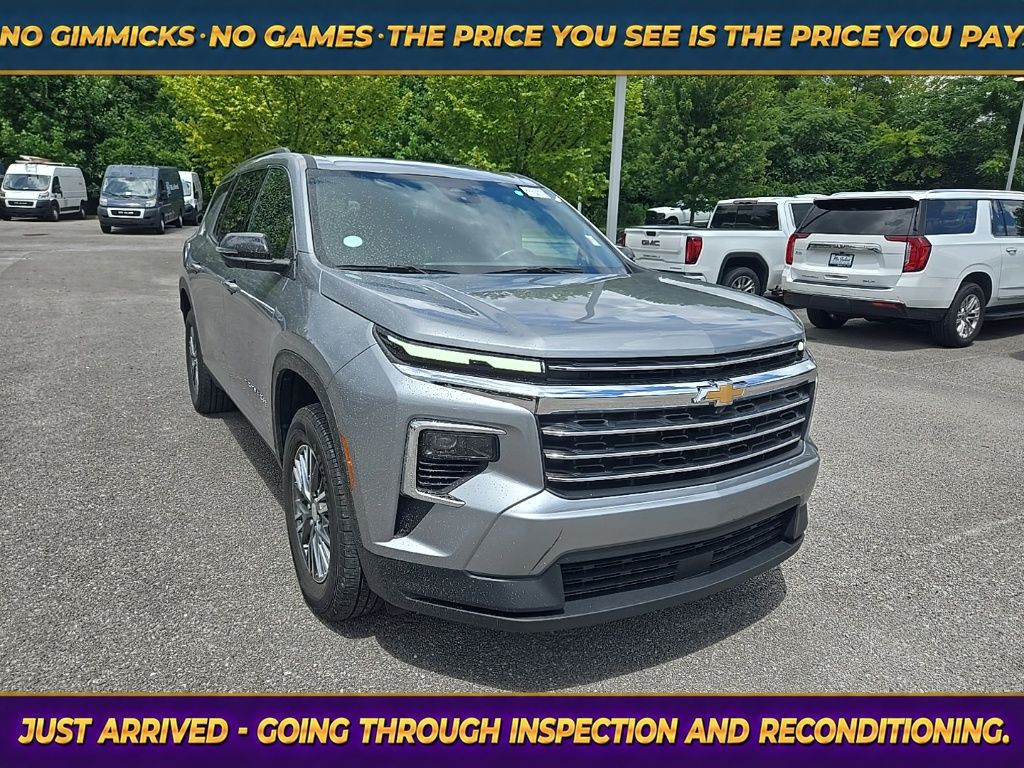 Sterling Gray Metallic 2024 Chevrolet Traverse SUV / Crossover Front-Wheel Drive 8-Speed Automatic