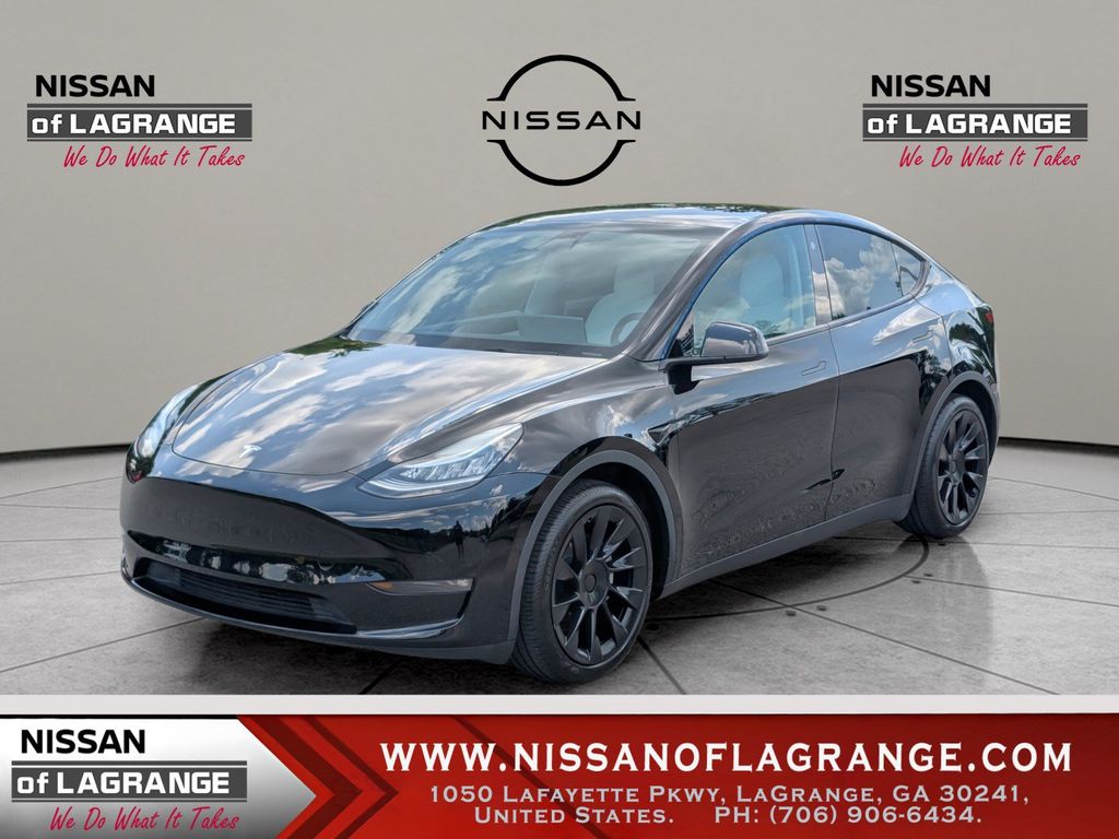 Black 2022 Tesla Model Y SUV / Crossover All-Wheel Drive 1-Speed Automatic