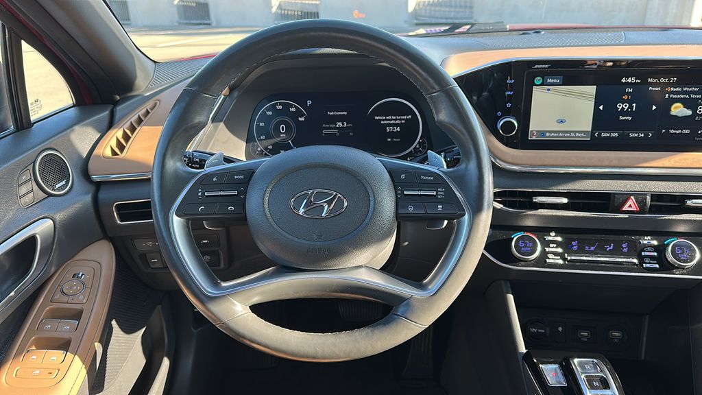 2021 Hyundai Sonata Limited Red at Parkway Family Mazda