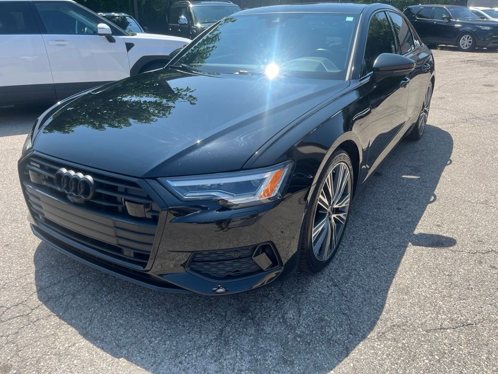 Black Metallic 2023 Audi A6 Sedan All-Wheel Drive 7-Speed Automatic