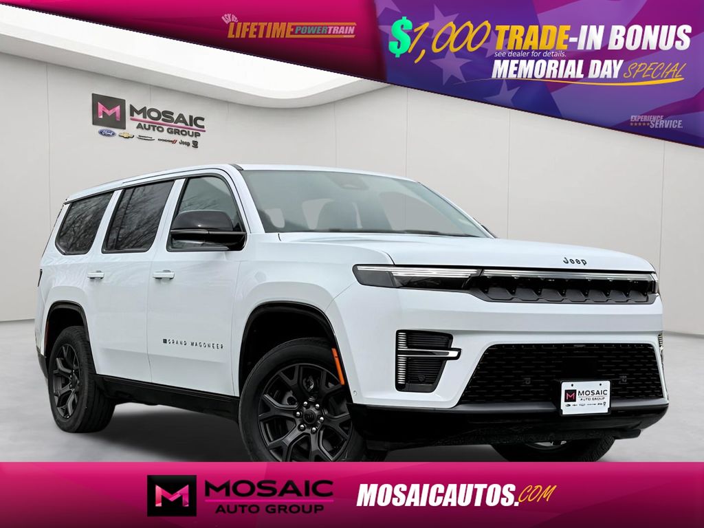 Bright White Clearcoat 2026 Jeep Grand Wagoneer SUV / Crossover 8-Speed Automatic