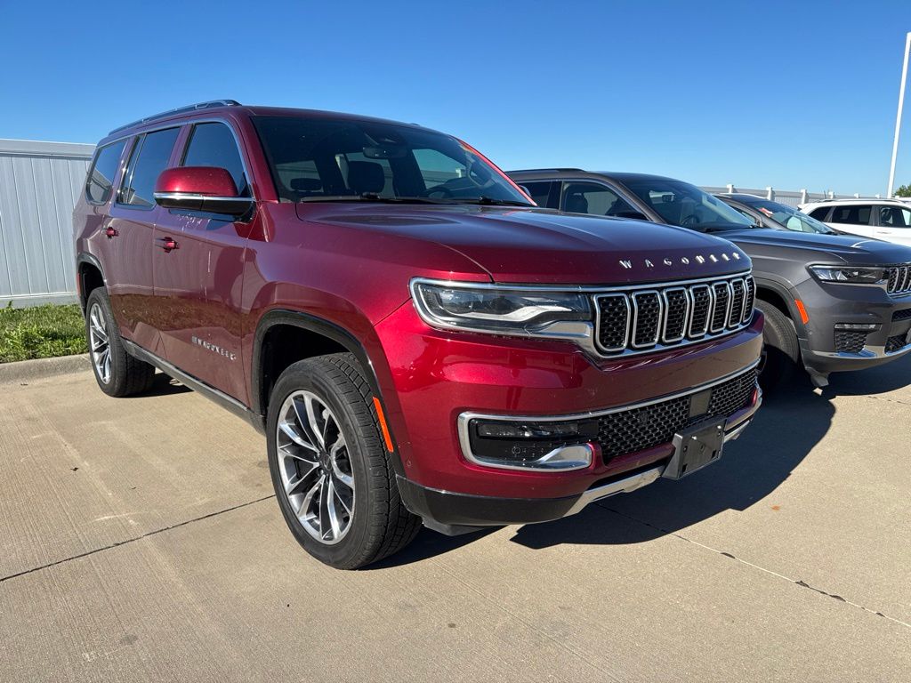 Velvet Red Pearlcoat 2022 Jeep Wagoneer Series III 4WD SUV / Crossover Four-Wheel Drive 8-Speed Automatic