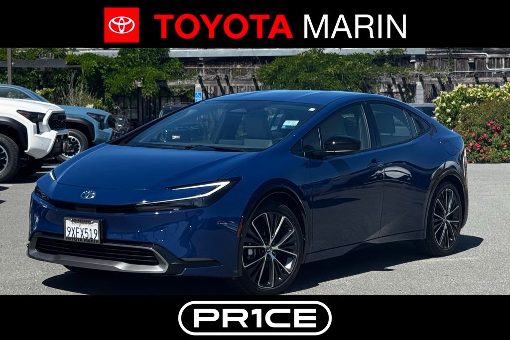 Blue 2026 Toyota Prius XLE FWD Hatchback Front-Wheel Drive Continuously Variable Transmission